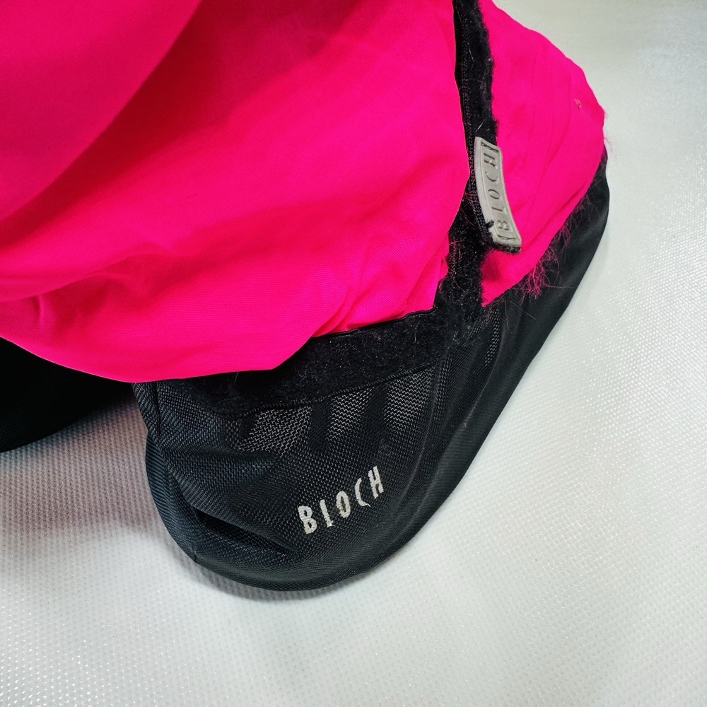 BLOCH Warm-Up Booties Kids Large Pink Black Dance Ballet Slipper Covers L Excel - Picture 7 of 12